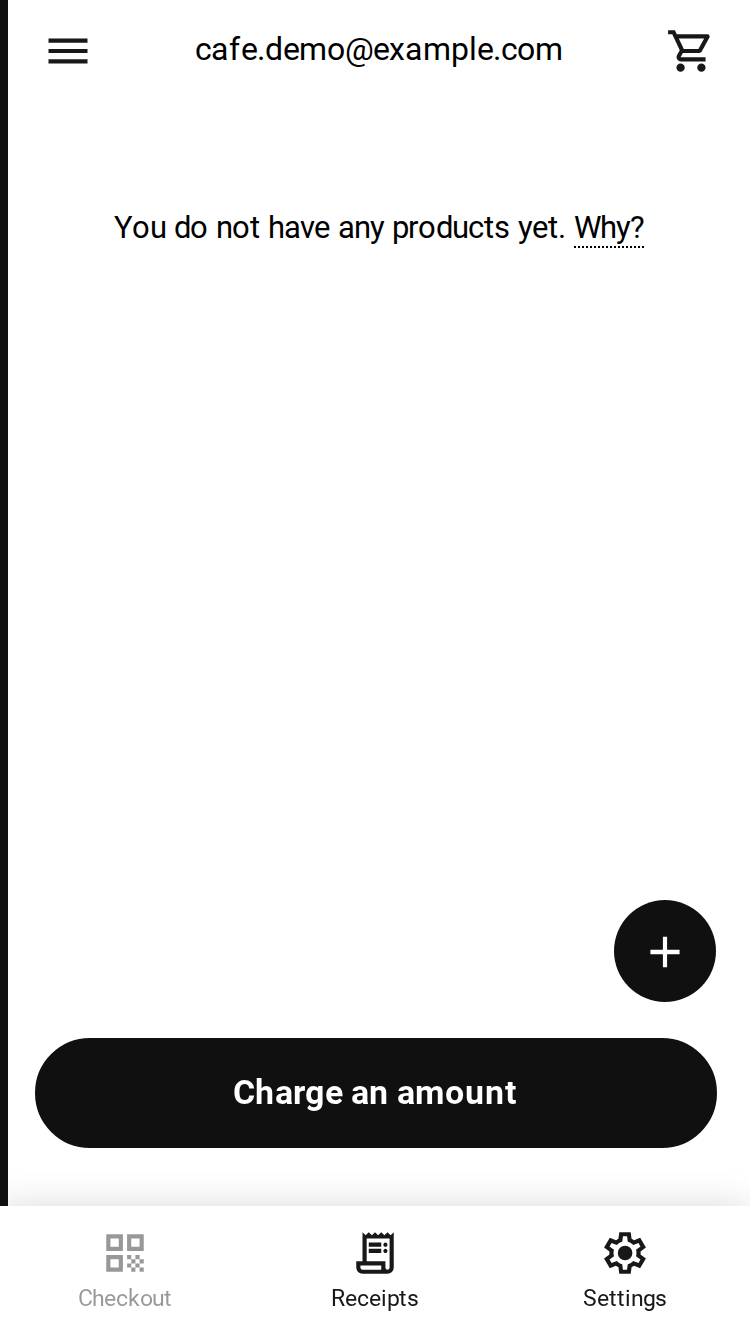 The empty sales page