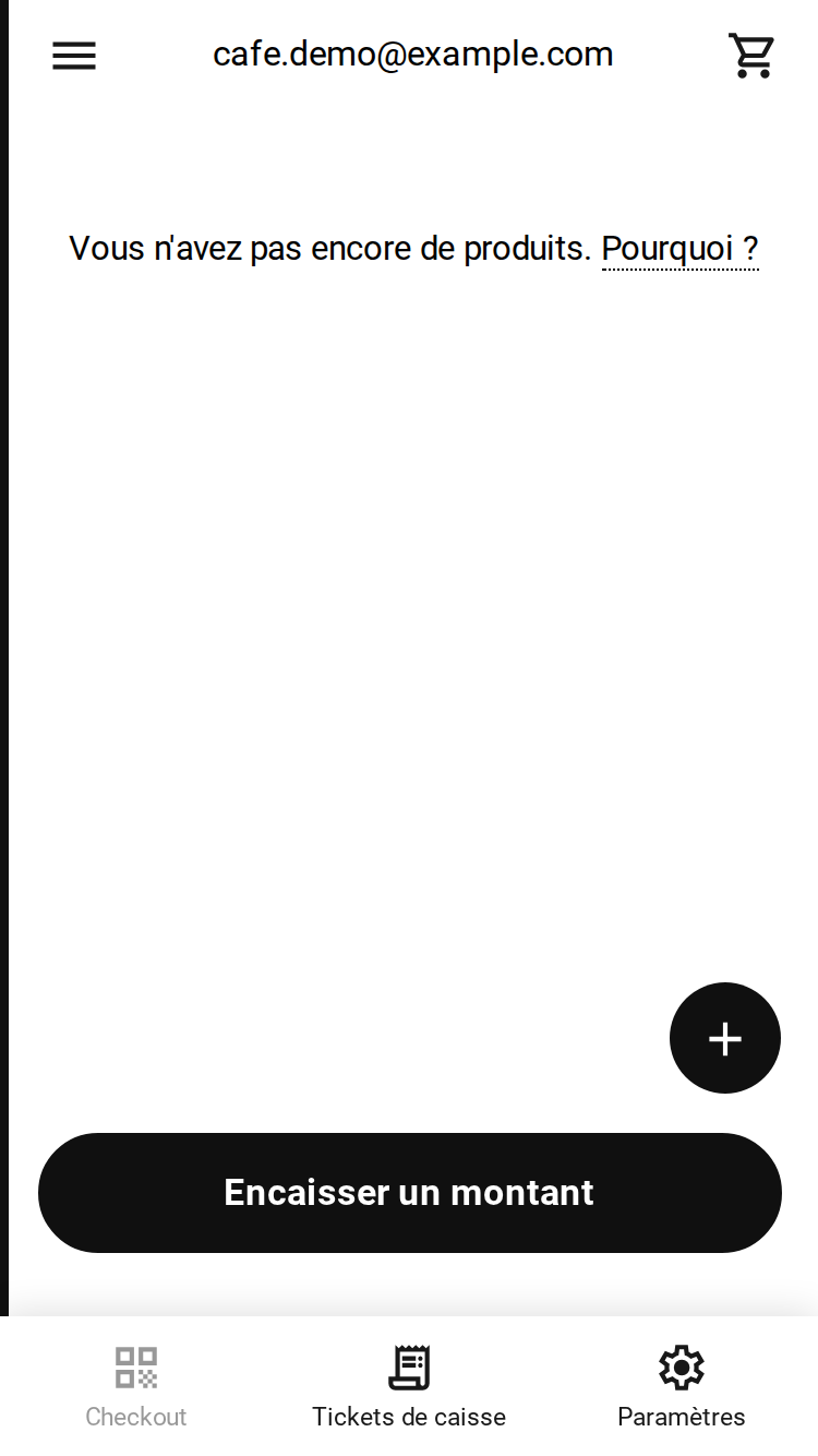 La page de vente vide
